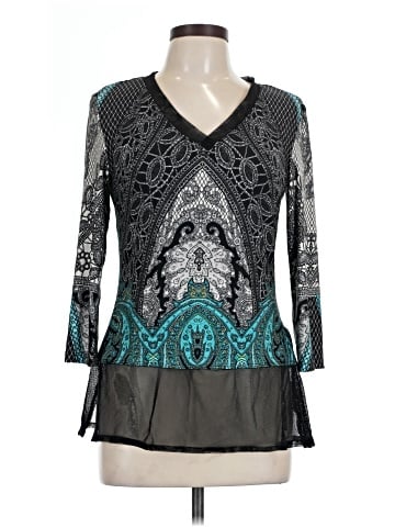 Frank Lyman Design 3/4 Sleeve T-Shirt (view 1)