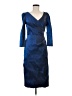 Theia Blue Cocktail Dress Size 6 - photo 1