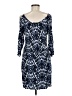 Cato Print Blue Casual Dress Size M - photo 2