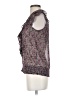 DMBM 100% Polyester Purple Sleeveless Blouse Size XS - photo 5