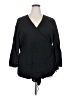 Old Navy Black 3/4 Sleeve Blouse Size 3X - photo 1