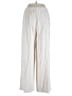 Adidas 100% Polyester Solid Ivory Casual Pants Size L - photo 2