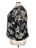 Covington 100% Polyester Floral Black Short Sleeve Blouse Size 24w - photo 5