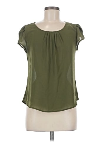 Edge Short Sleeve Blouse (view 1)
