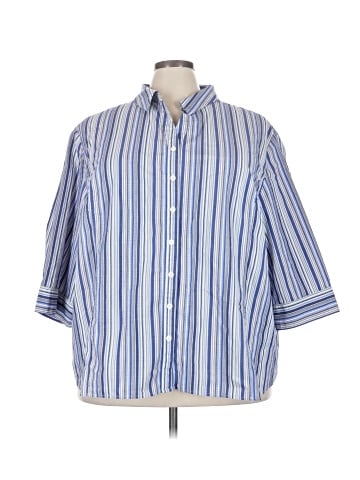 Liz & Me 3/4 Sleeve Button-Down Shirt (view 1)