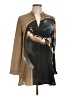 Akris Punto 100% Silk Brown Long Sleeve Silk Top Size 10 - photo 1