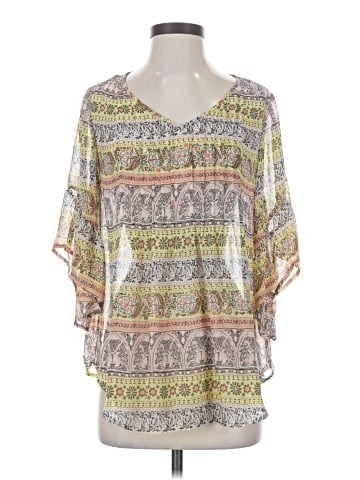 Style&Co 3/4 Sleeve Blouse (view 1)