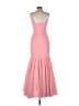 JS Collections 100% Polyester Solid Pink Cocktail Dress Size 4 - photo 2