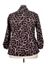 Jessica London 100% Polyester Multi Color Black 3/4 Sleeve Blouse Size 22 - photo 2