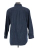 Eddie Bauer 100% Cotton Chevron-herringbone Blue Long Sleeve Button-Down Shirt Size M (petite) - photo 2
