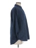 Eddie Bauer 100% Cotton Chevron-herringbone Blue Long Sleeve Button-Down Shirt Size M (petite) - photo 4