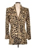 St. John Collection by Marie Gray Animal Print Gold Blazer Size 10 - photo 1