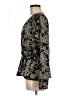 Venus Paisley Black Long Sleeve Blouse Size M - photo 5