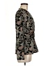 Venus Paisley Black Long Sleeve Blouse Size M - photo 4