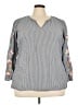 Talbots Gray 3/4 Sleeve Blouse Size 3X - photo 1