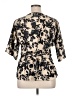 West Kei 100% Polyester Tan Short Sleeve Blouse Size XL - photo 2