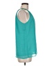 Violet & Claire 100% Polyester Teal Sleeveless Blouse Size M - photo 4