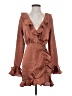 Majorelle 100% Polyester Solid Brown Cocktail Dress Size S - photo 1