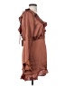 Majorelle 100% Polyester Solid Brown Cocktail Dress Size S - photo 4