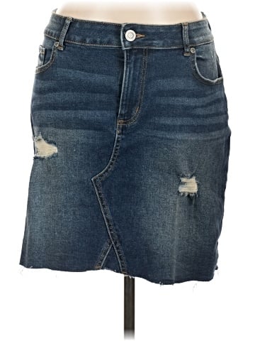 Maurices Denim Skirt (view 1)