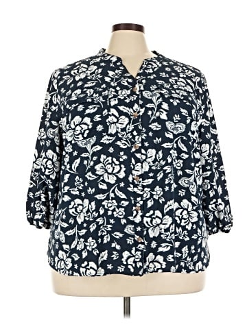 Croft & Barrow 3/4 Sleeve Blouse (view 1)