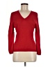 Max Studio Red Silk Pullover Sweater Size M - photo 1