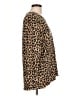 Chico's Animal Print Brown 3/4 Sleeve Blouse Size L - photo 4