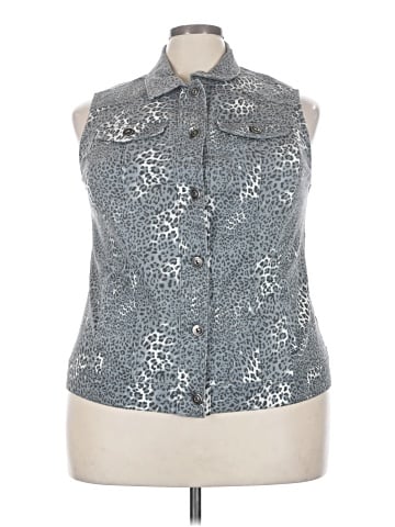 Roz & Ali Denim Vest (view 1)
