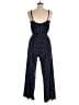 One Clothing 100% Polyester Polka Dots Blue Jumpsuit Size M - photo 2