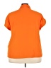 MICHAEL Michael Kors 100% Polyester Orange Short Sleeve Blouse Size 2X - photo 2