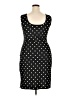 Bold Elements Polka Dots Black Casual Dress Size XXL - photo 2