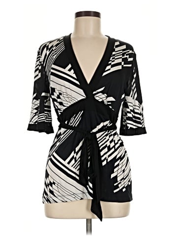 BCBGMAXAZRIA 3/4 Sleeve Top (view 1)
