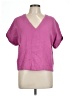 Universal Thread 100% Cotton Pink Short Sleeve Blouse Size L - photo 1