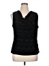 Ellen Tracy Black Sleeveless Blouse Size XL - photo 1