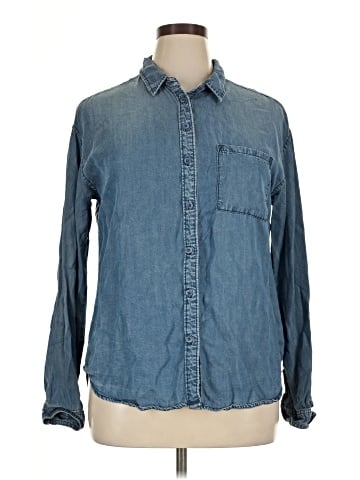 Velvet Heart Long Sleeve Button-Down Shirt (view 1)