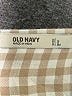 Old Navy 100% Cotton Houndstooth Tan Long Sleeve Button-Down Shirt Size L - photo 7