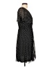 CHRIS McLaughlin 100% Polyester Polka Dots Black Casual Dress Size 10 - photo 4