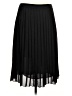 Halogen 100% Polyester Solid Black Formal Skirt Size 10 Petite - photo 1