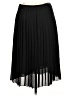 Halogen 100% Polyester Solid Black Formal Skirt Size 10 Petite - photo 2