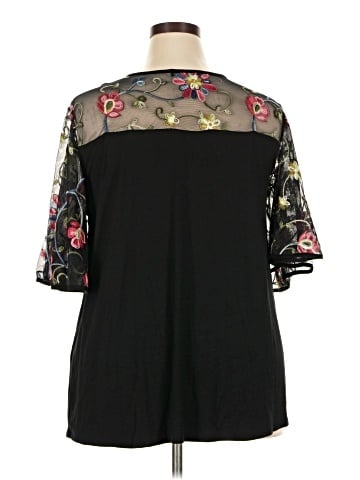 Kim & Cami Short Sleeve Blouse (view 2)