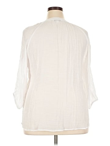 Counterparts 3/4 Sleeve Blouse (view 2)