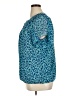 Coldwater Creek 100% Polyester Animal Print Teal Short Sleeve Blouse Size 1X - photo 5