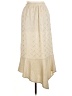 Donna Vinci 100% Polyester Chevron-herringbone Ivory Casual Skirt Size M - photo 1
