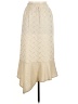 Donna Vinci 100% Polyester Chevron-herringbone Ivory Casual Skirt Size M - photo 2