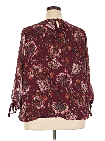 Roz & Ali 3/4 Sleeve Blouse (view 2)