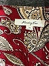 Monday Fun Paisley Burgundy 3/4 Sleeve Blouse Size 1X - photo 7