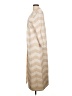 Garnet Hill 100% Linen Chevron-herringbone Tan Cardigan Size L - photo 5