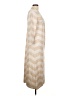 Garnet Hill 100% Linen Chevron-herringbone Tan Cardigan Size L - photo 4