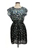 Emmelee 100% Polyester Print Black Casual Dress Size M - photo 1