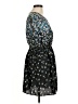 Emmelee 100% Polyester Print Black Casual Dress Size M - photo 4